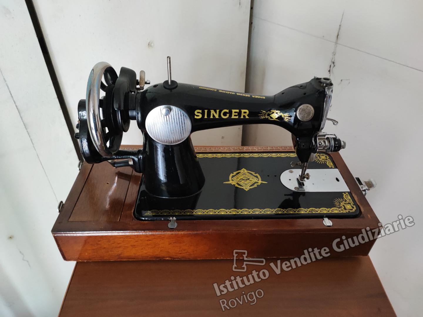 Macchina da cucire Singer. Singer Manufacturing Co. - Asta